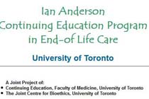 IanAndersonContinuingEducationPrograminEndofLifeCare